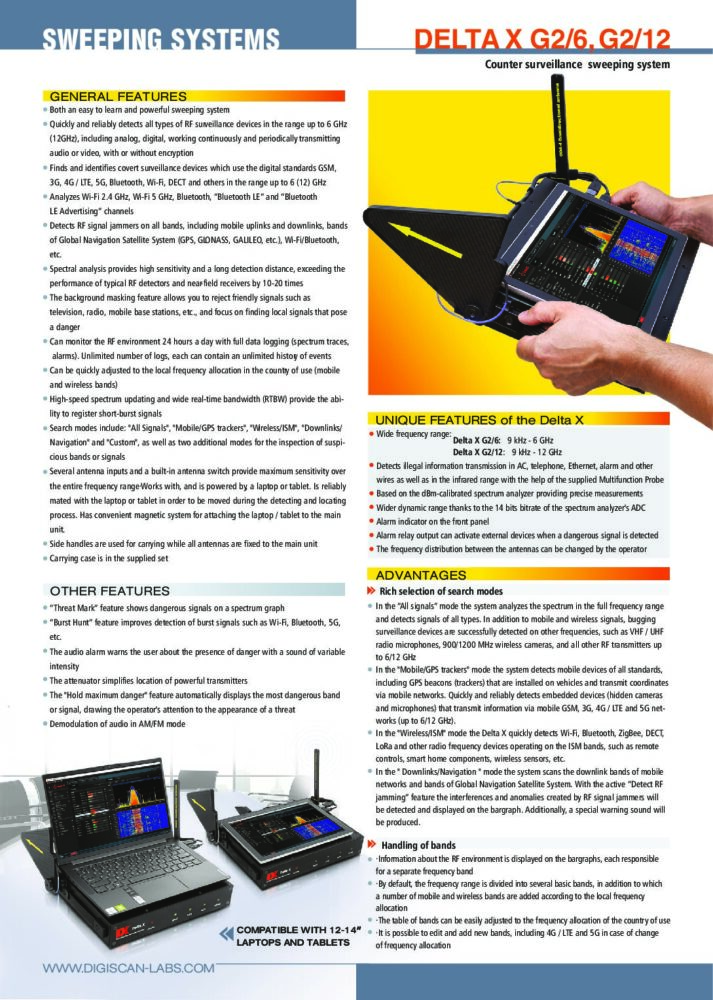 Delta X G2 Специфікація (EN)