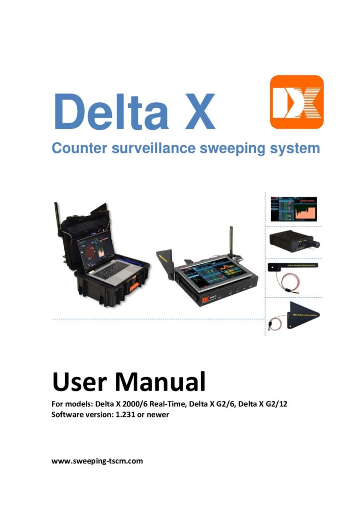 Delta X Інструкція Користувача  v.1.231 (EN)