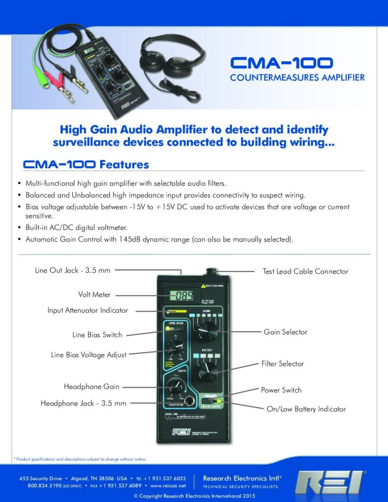 CMA-100 Brochure