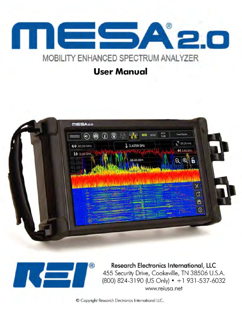 MESA Owner’s Manual