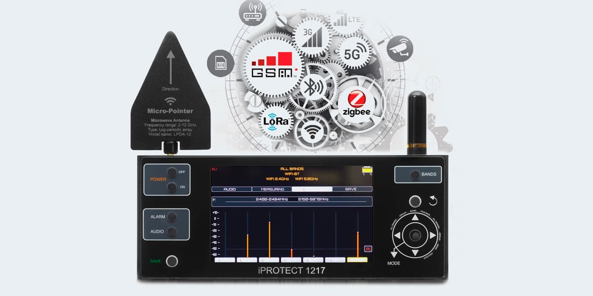 Виявлення прихованої камери за допомогою iProtect 1217