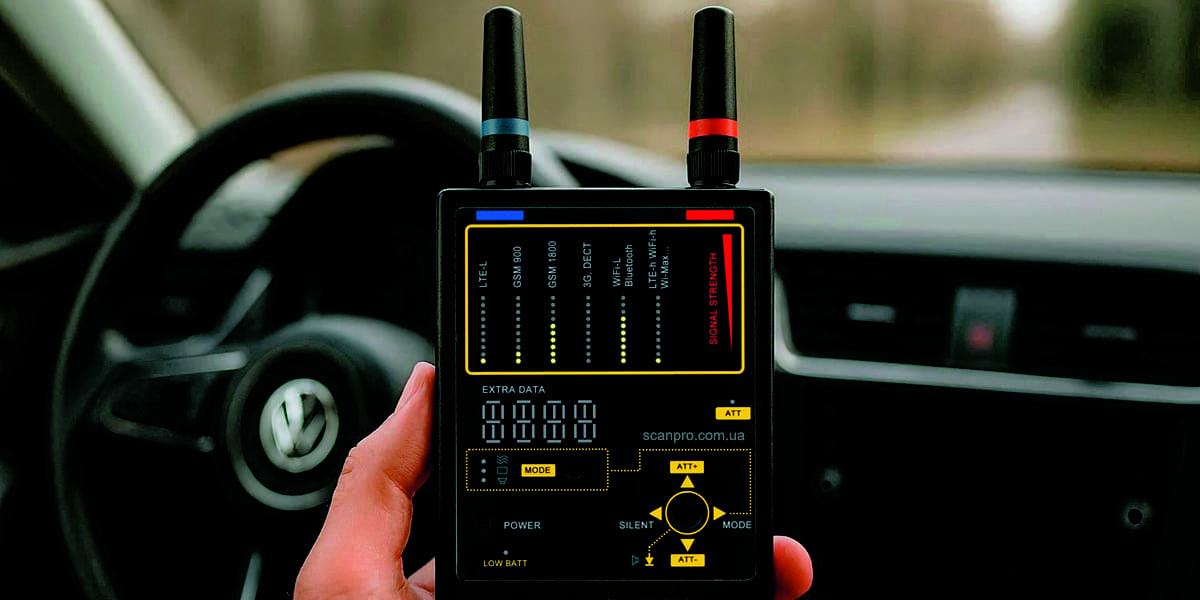 Як виявити GPS-трекер за допомогою PROTECT 1207i