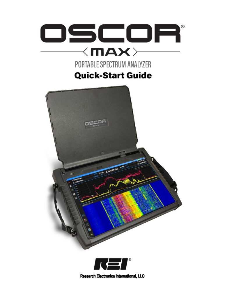 OSCOR Max Коротка Інструкція Rev1.1